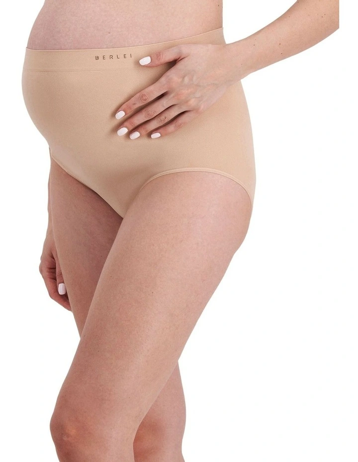 Life Seamless Over-The-Bump Brief in Nude 2 image 2