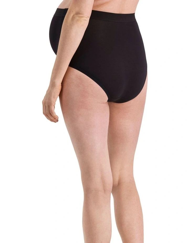 Life Maternity Over The Bump Brief in Black image 2