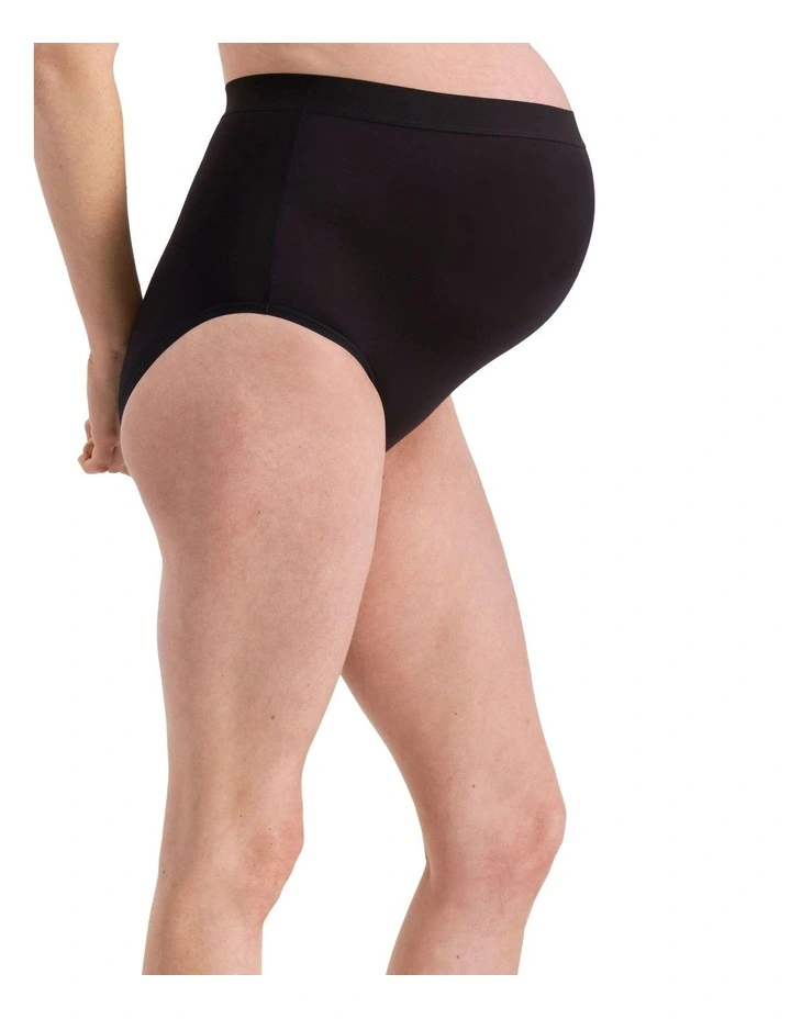 Life Maternity Over The Bump Brief in Black image 3
