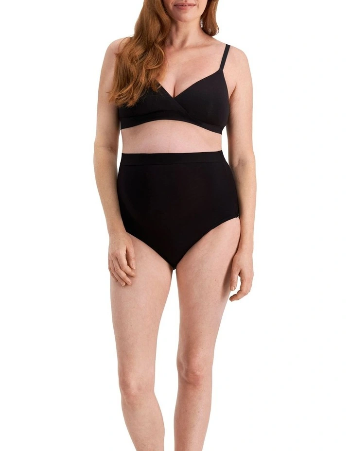 Life Maternity Over The Bump Brief in Black image 4