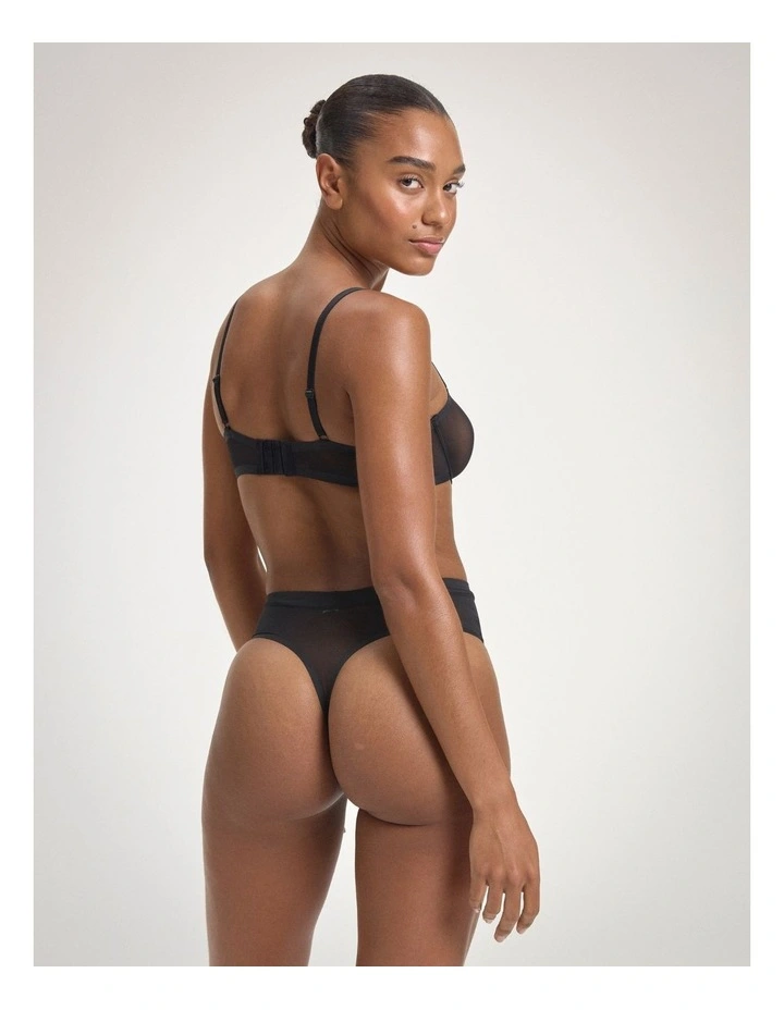 Mesh Balconette Bra image 2