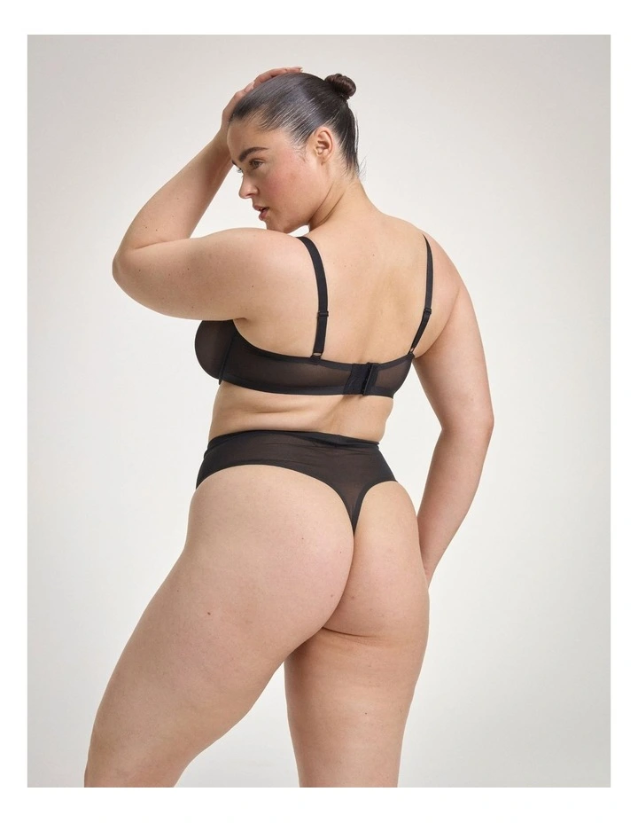 Mesh Balconette Bra image 5