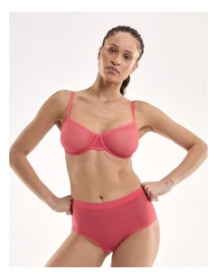 Mesh Balconette Bra