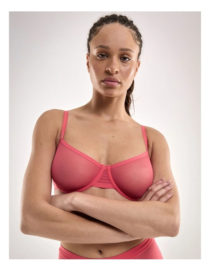 Mesh Balconette Bra image 3