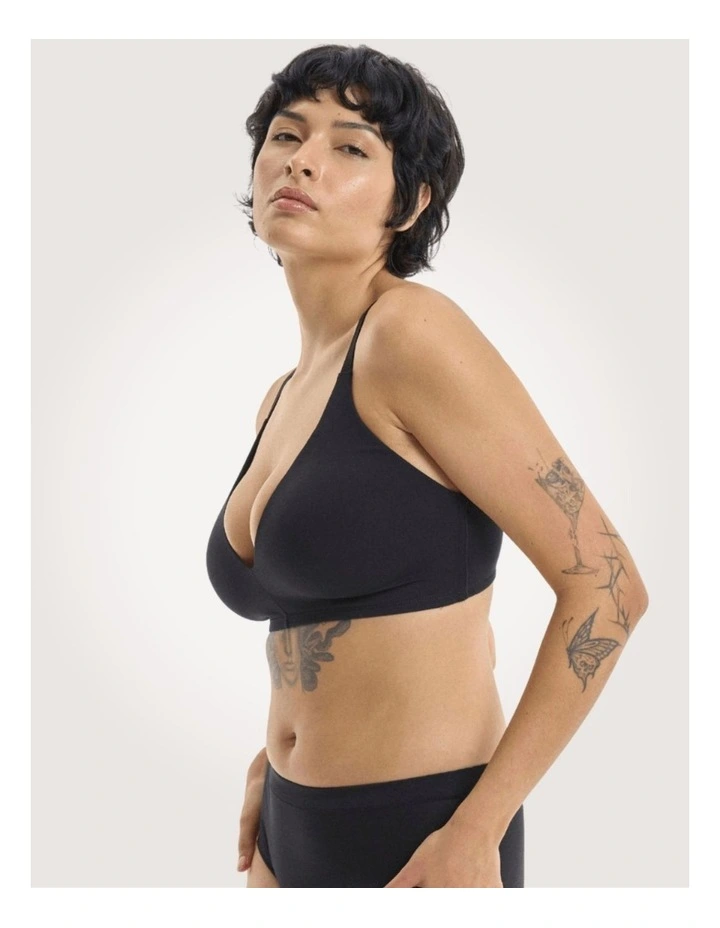 Padded Wirefree Bralette - Better Than Cotton image 3