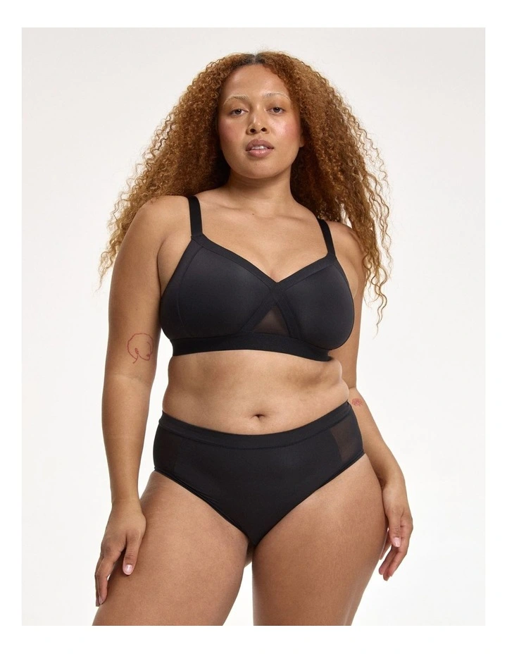 Padded Support Wirefree Bralette image 1