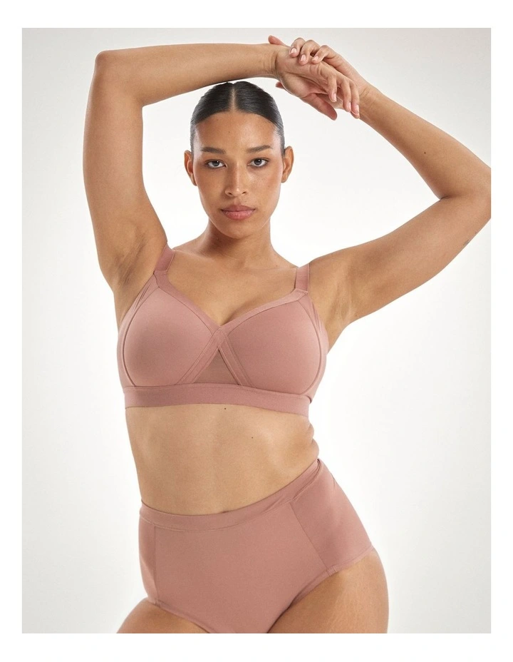 Padded Support Wirefree Bralette image 1