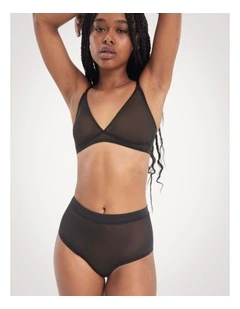 Mesh High Waist Brief