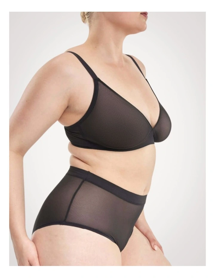 Mesh High Waist Brief image 4