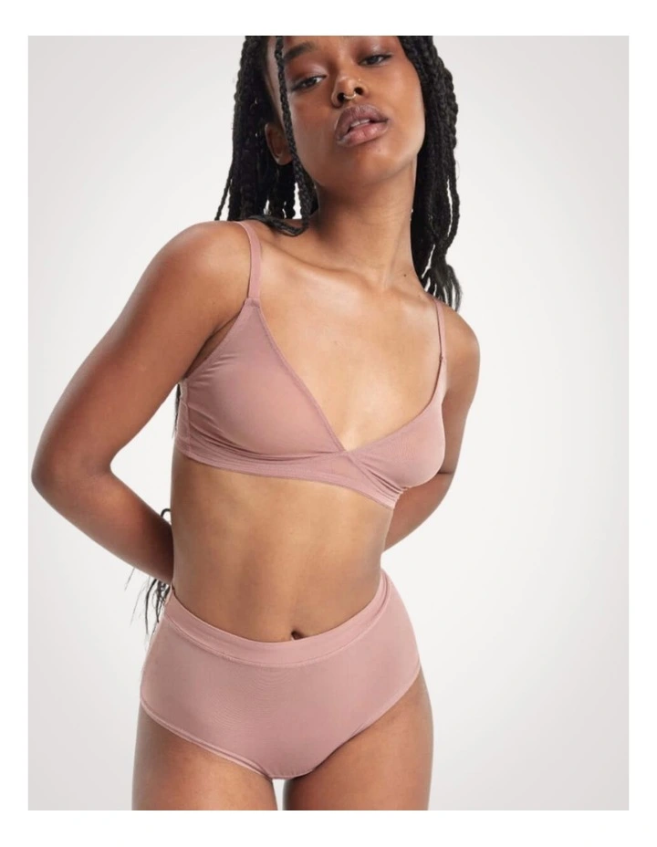 Mesh High Waist Brief image 1