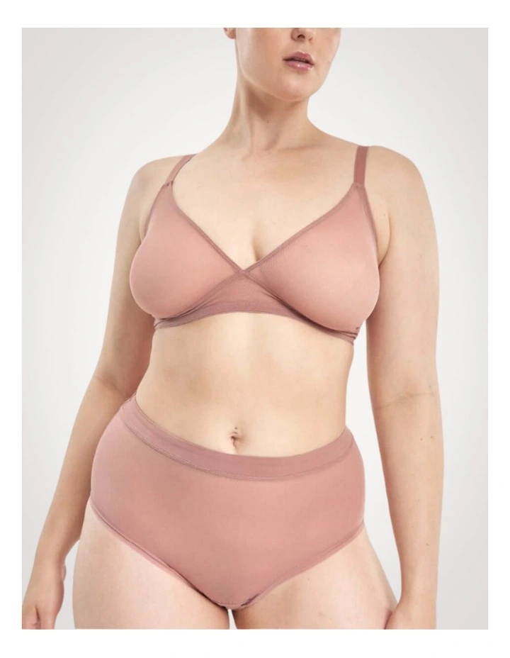 Mesh High Waist Brief image 3