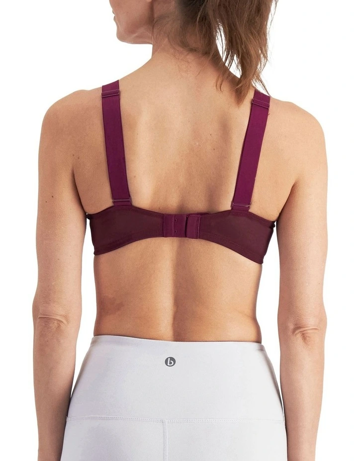 Shift Non-Padded Sports Bra in Sweet Blackcurrant image 2