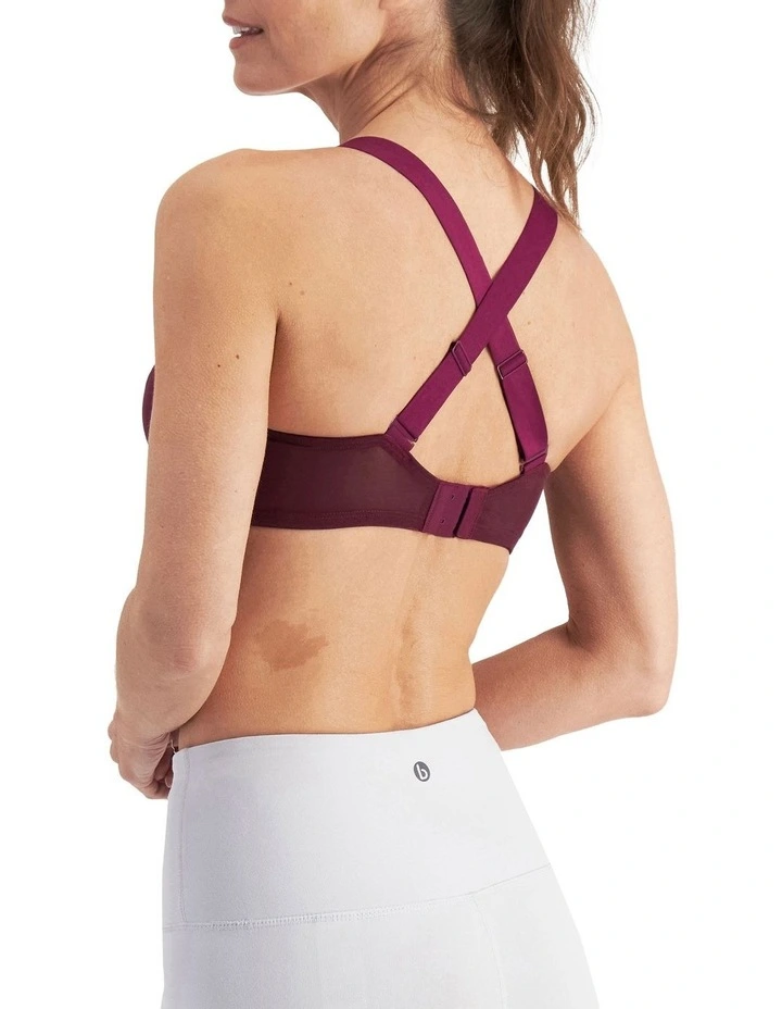 Shift Non-Padded Sports Bra in Sweet Blackcurrant image 4