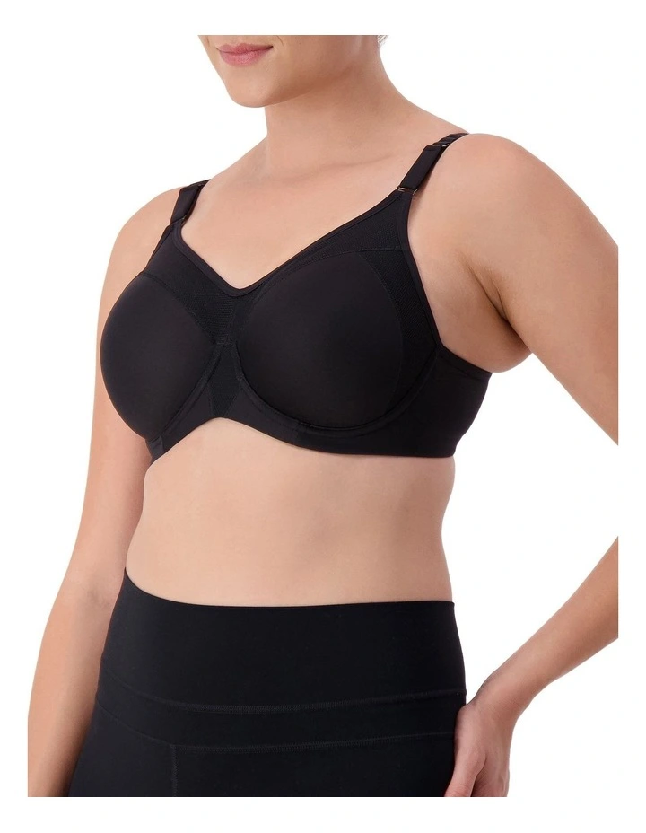 Triaction Ultra Padded Sports Bra in Black image 4