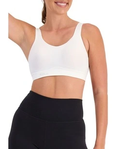 Smooth Power Wirefree Bra in White
