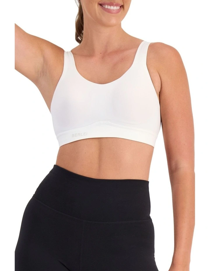 Smooth Power Wirefree Bra in White image 1