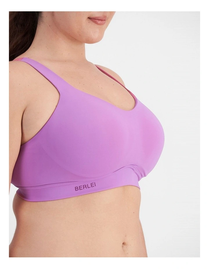 Smooth Power Wirefree Bra in Petal Plum image 3