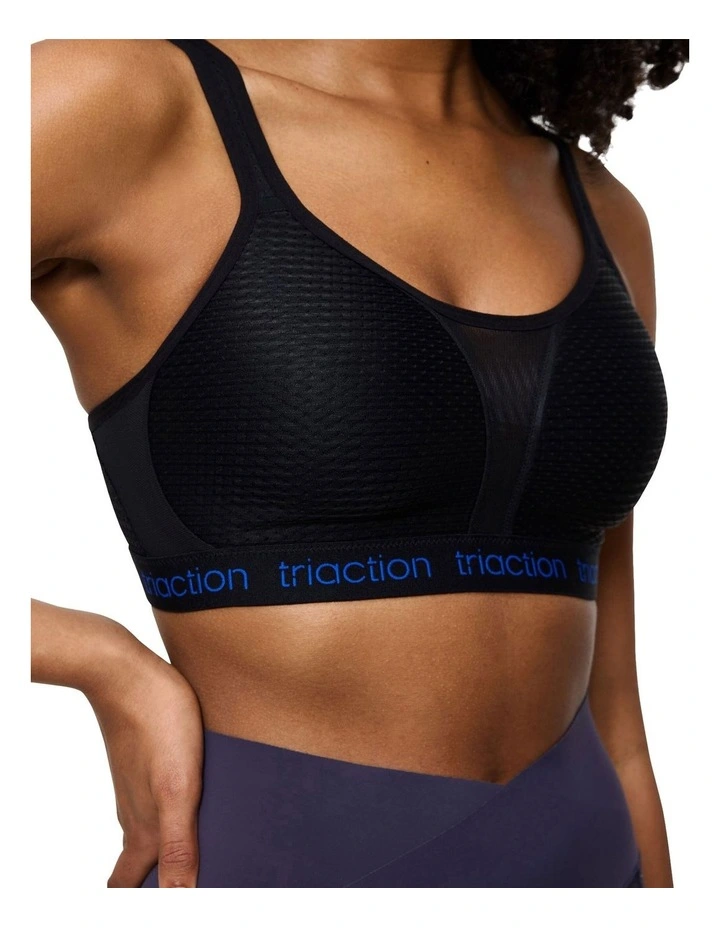 Triaction Energy Lite Padded Bra in Black image 3
