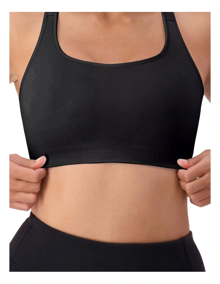 Triaction Ultra Seamfree Top in Black image 3