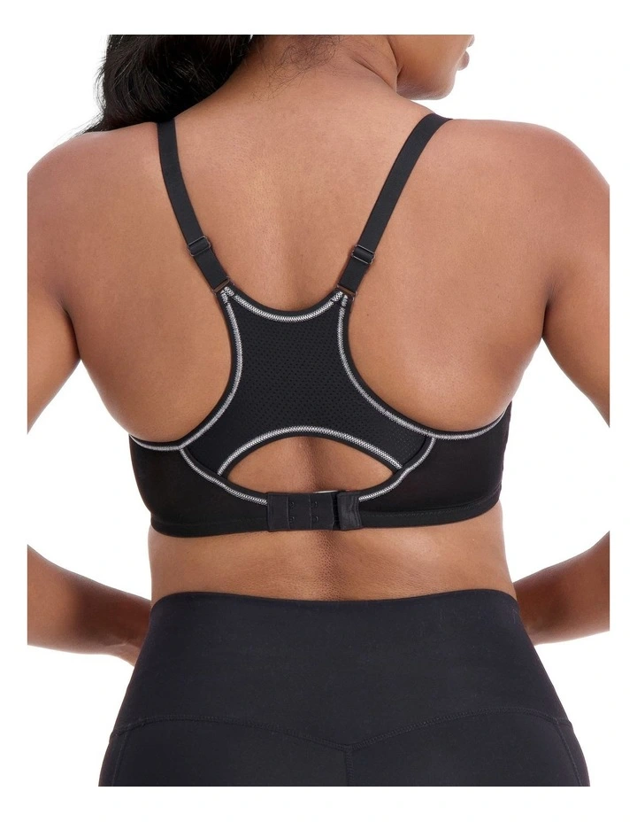 Triaction Racerback Sports Bra 2 Pack in White/Black image 3