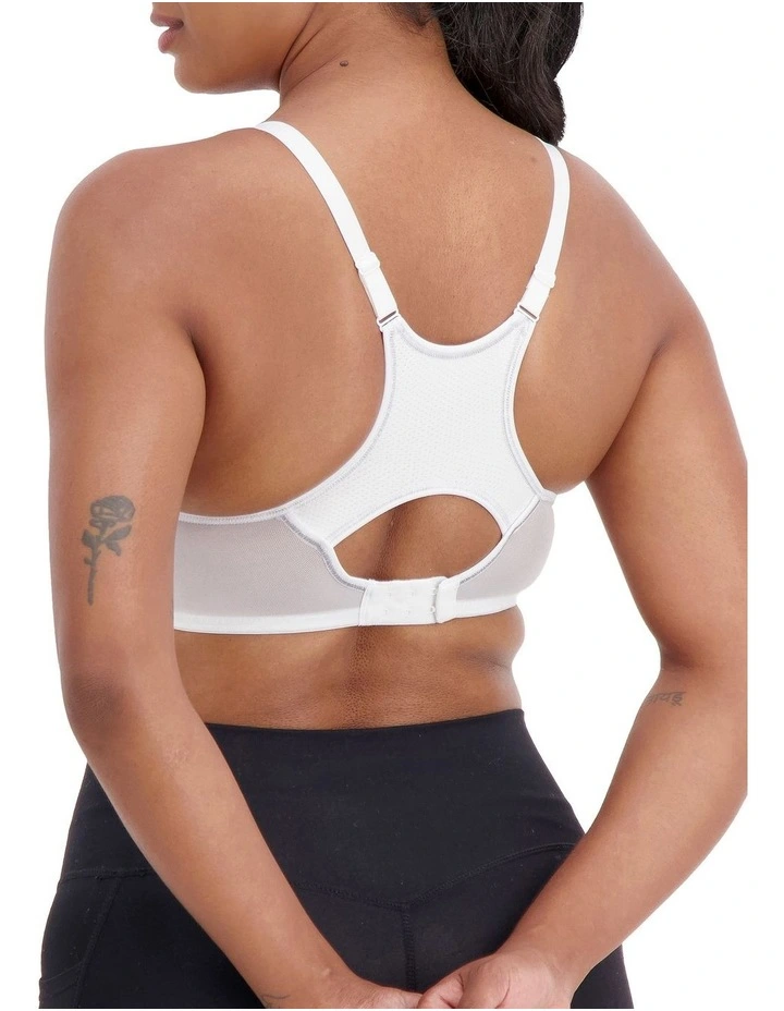 Triaction Racerback Sports Bra 2 Pack in White/Black image 4