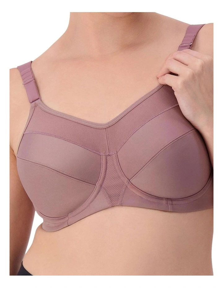 Triaction Ultra Sports Bra in Purple image 4
