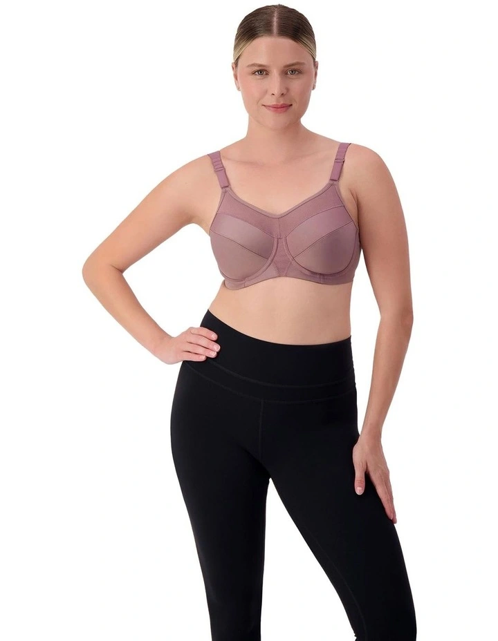 Triaction Ultra Sports Bra in Purple image 5