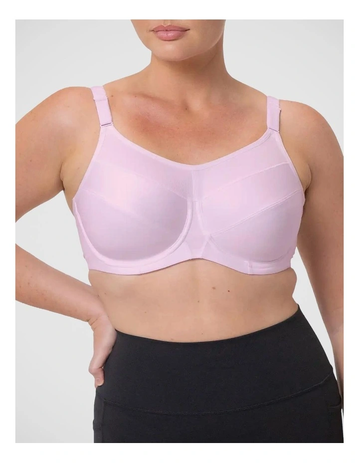 Triaction Ultra Sports Bra In Pink image 1