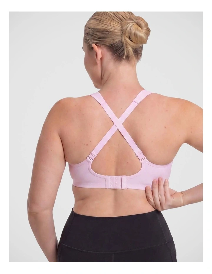 Triaction Ultra Sports Bra In Pink image 2