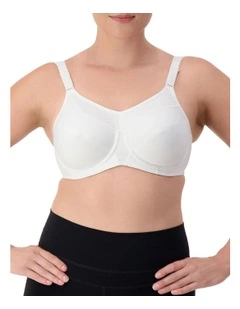 Triaction Ultra Underwire Sports Bra in White