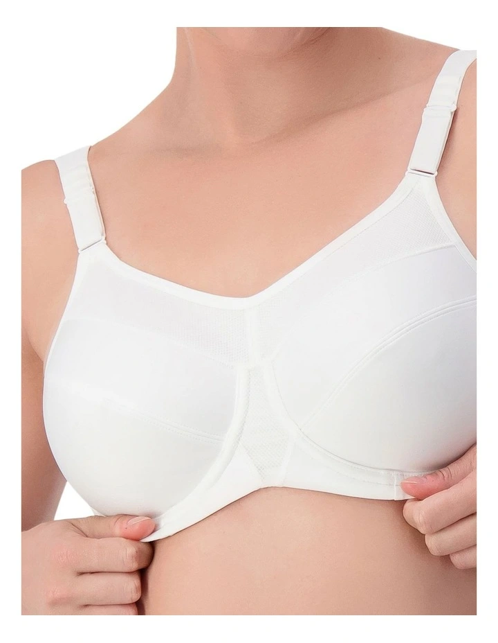Triaction Ultra Underwire Sports Bra in White image 4