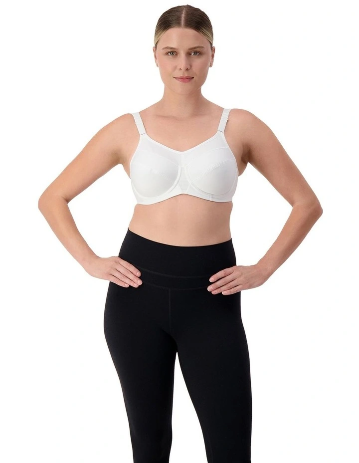 Triaction Ultra Underwire Sports Bra in White image 5