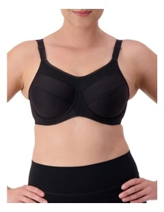 Triaction Ultra Underwire Sports Bra in Black