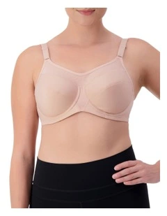 Triaction Ultra Underwire Sports Bra in Fig Pink