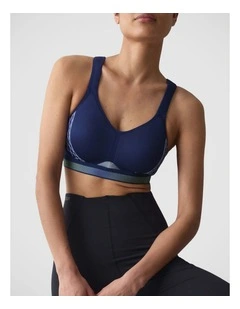 Triaction Cardio Flow Padded Bra In Navy