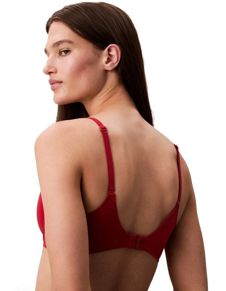 Perfectly Fit Lightly Lined Full Coverage Bra in Red image 2