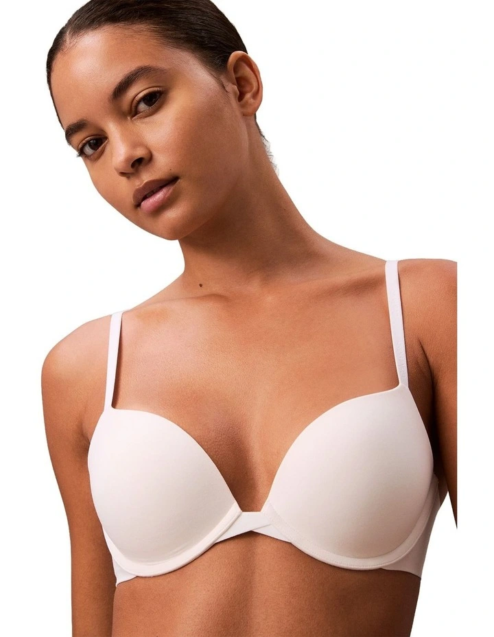Perfectly Fit Push-Up Plunge Bra in White image 1