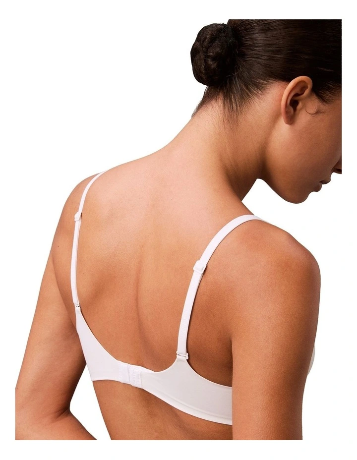 Perfectly Fit Push-Up Plunge Bra in White image 2