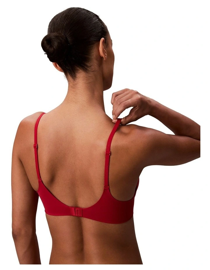 Perfectly Fit Push-Up Plunge Bra in Red image 3