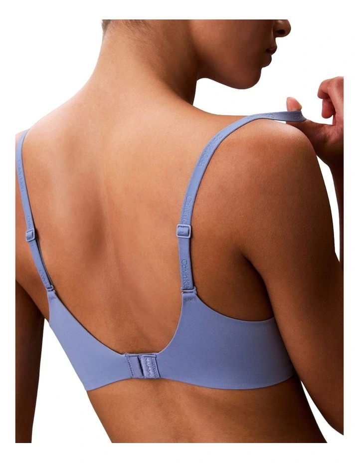 Perfectly Fit Push Up Plunge Bra in Blue Tulip image 2