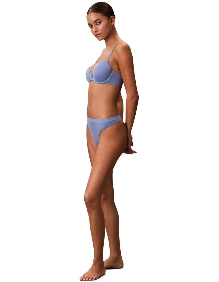 Perfectly Fit Push Up Plunge Bra in Blue Tulip image 6