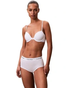 Icon Cotton Modal Lightly Lined Demi in White