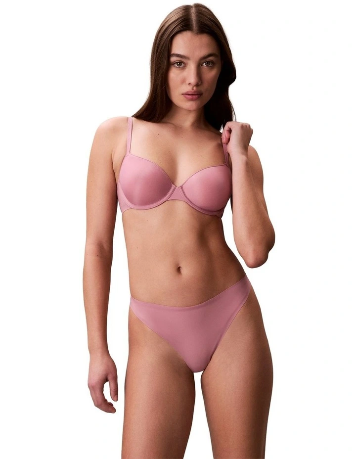 Perfectly Fit Ultralight Lined Demi Bra in Soft Mauve image 3
