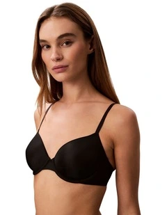 Perfectly Fit Ultralight Lined Demi Bra in Black