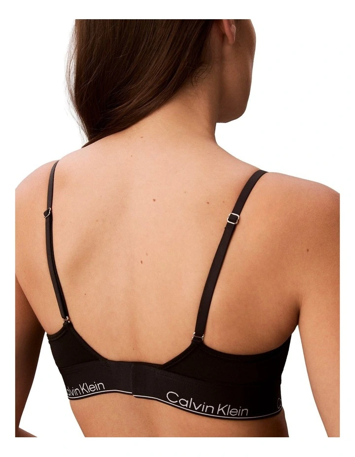 Icon Cotton Modal Lightly Lined Balconette in Black image 2