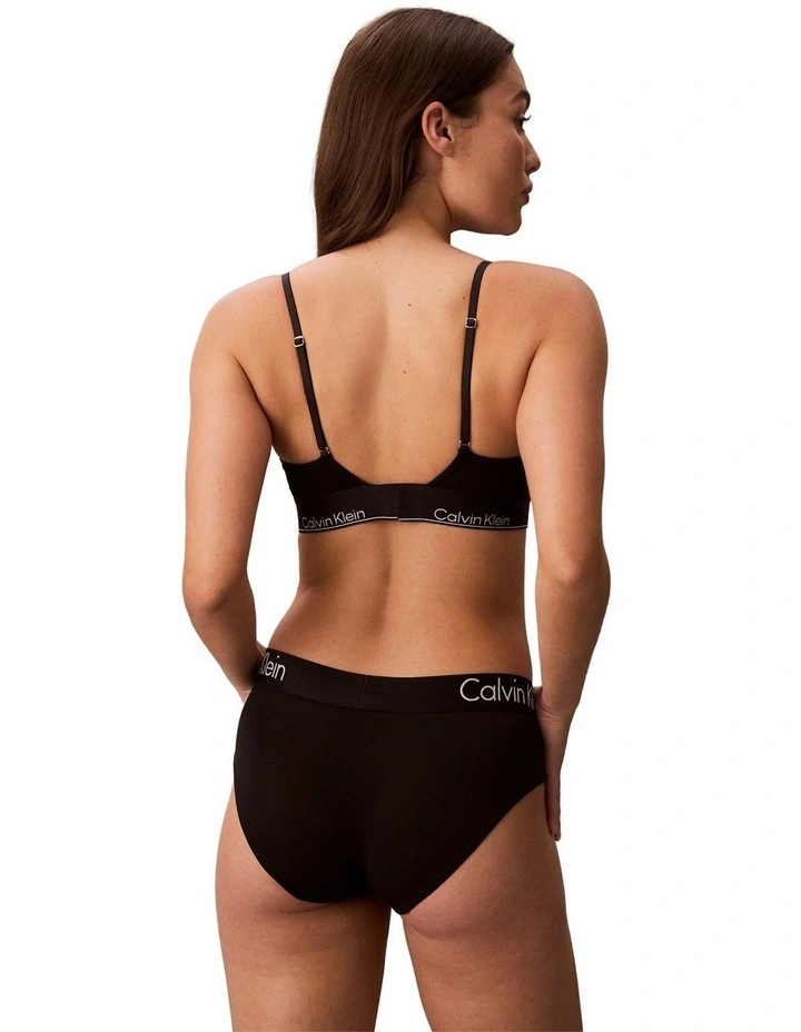 Icon Cotton Modal Lightly Lined Balconette in Black image 4