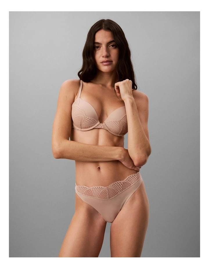 Perfectly Fit Lace Push Up Plunge Cedar image 3