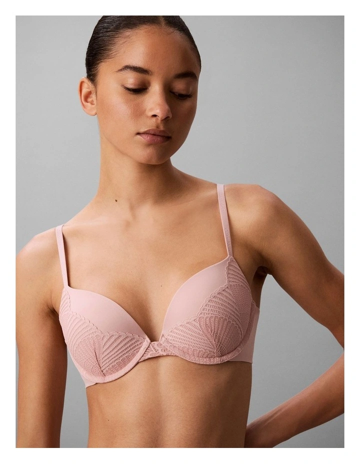 PERFECTLY FIT LACE PUSH UP PLUNGE SUBDUED image 1