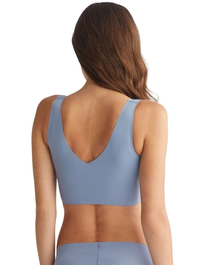 Invisibles Comfort Lightly Lined V-Neck Bralette in Flintstone image 2