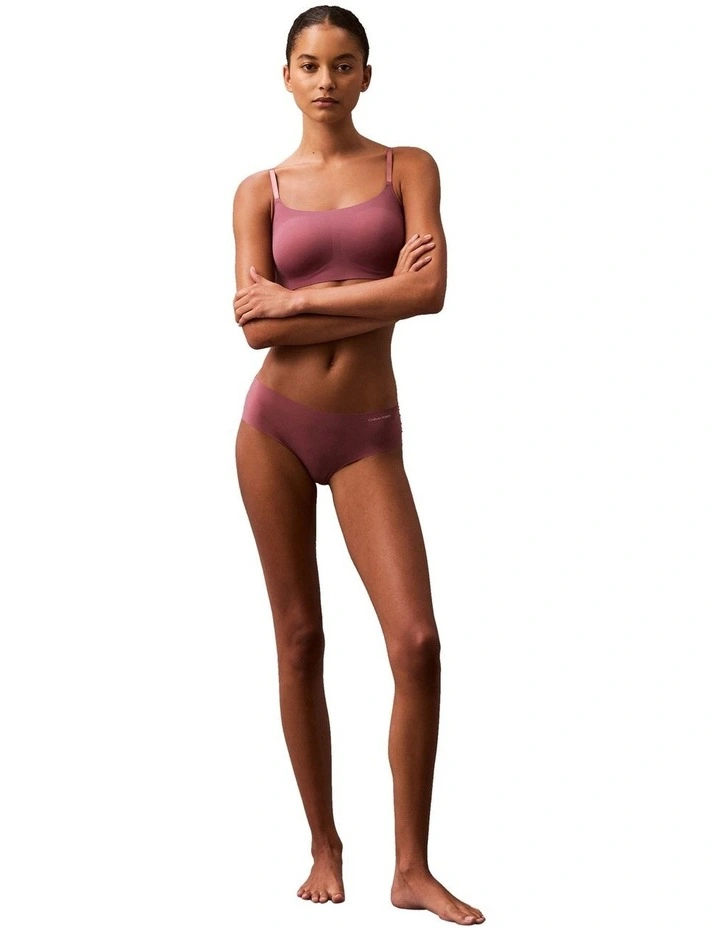 Invisibles Lightly Lined Bralette Bra in Deep Mauve image 3